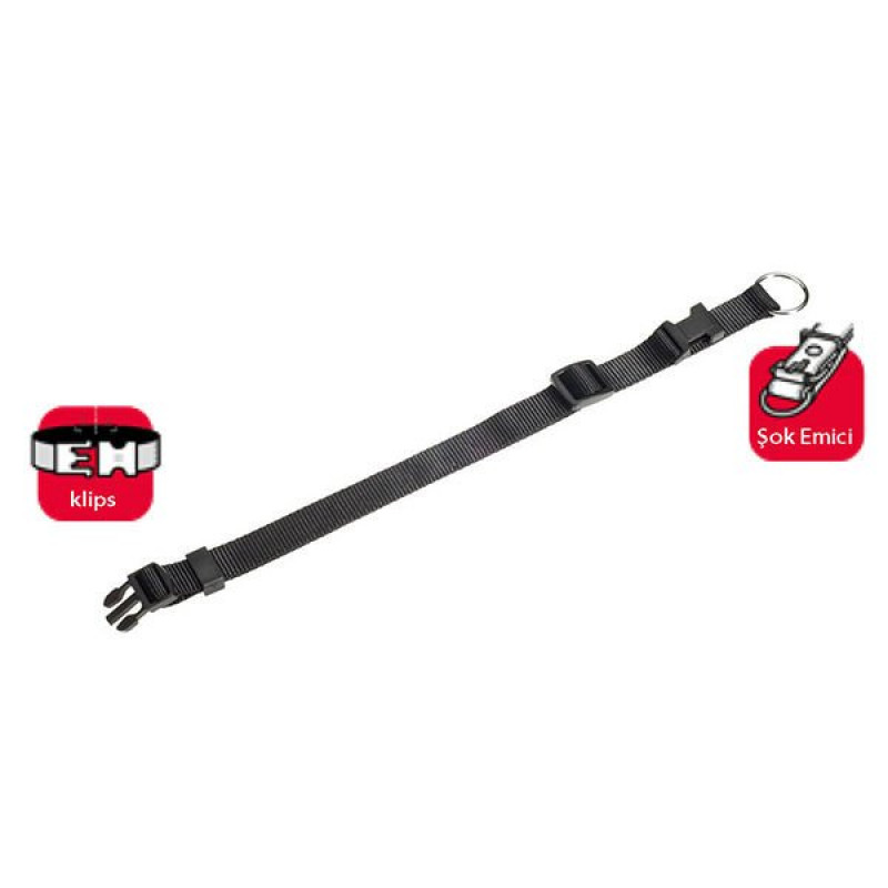 Karlie 45-65 Cm Klipsli Boyun Large Siyah | Köpek Boyun Tasması Karlie 45-65 Cm Klipsli Boyun Large Siyah | Köpek Boyun Tasması