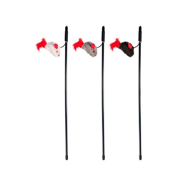 Karlie 49 Cm Sesli Fareli | Kedi Oltası