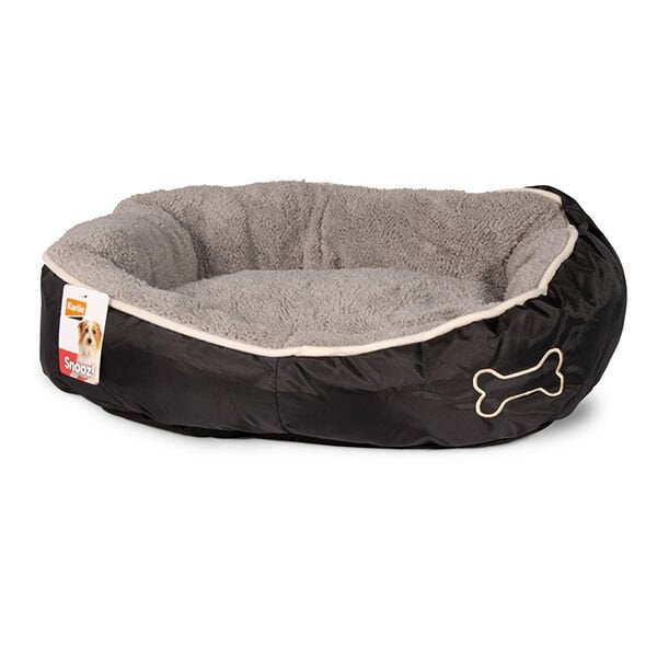 Karlie 52X46X18 Cm Kemik Desenli Small Gri | Kedi Evi Yatağı