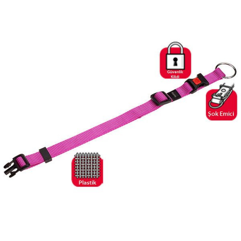 Karlie 55-75 Cm 140 Mm Kilitli Boyun Xlarge Pembe | Köpek Boyun Tasması Karlie 55-75 Cm 140 Mm Kilitli Boyun Xlarge Pembe | Köpek Boyun Tasması