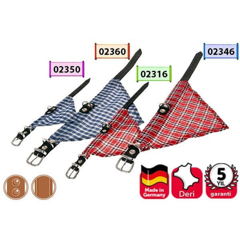 Karlie 57 Cm Deri Bandanalı Boyun Kırmızı | Köpek Boyun Tasması Karlie 57 Cm Deri Bandanalı Boyun Kırmızı | Köpek Boyun Tasması