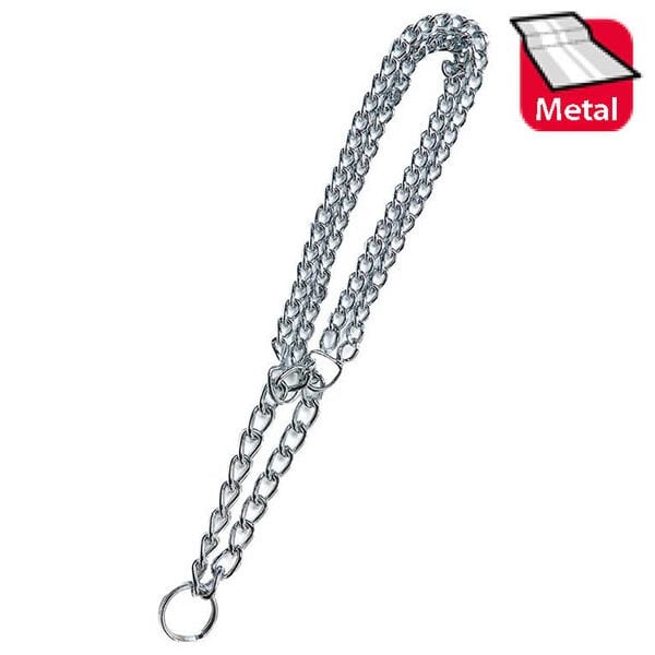 Karlie 60 Cm 2.5 Mm İki Sıra Zincir Eğitim | Köpek Eğitim Tasması