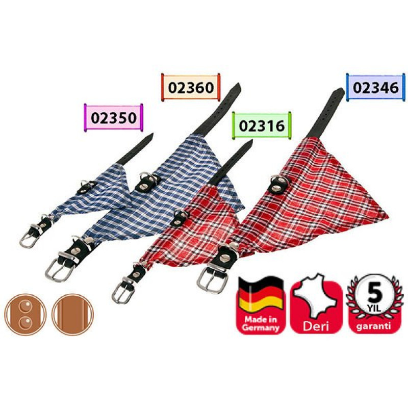 Karlie 62 Cm Deri Bandanalı Boyun Mavi | Köpek Boyun Tasması Karlie 62 Cm Deri Bandanalı Boyun Mavi | Köpek Boyun Tasması