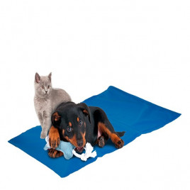 Small Soğutucu Mat 50x40 Cm Mavi | Köpek Serilnetici Yatak