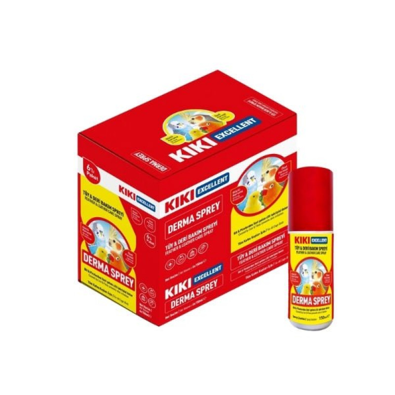 Kiki Excellent 150 Ml Derma Sprey | Kuş İlacı Kiki Excellent 150 Ml Derma Sprey | Kuş İlacı