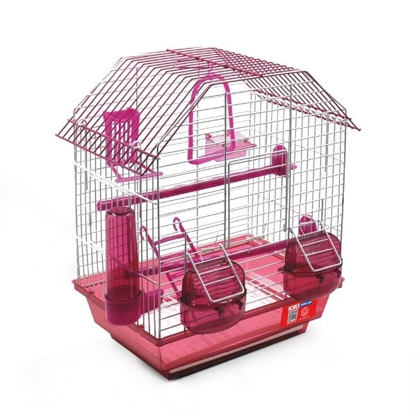 Kiki Excellent Portatif Dik Çatılı Kafes | Kuş Kafesi