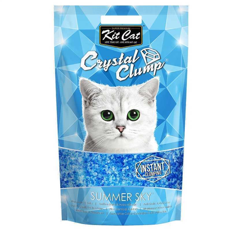Kit Cat 4 Lt Summer Sky Topaklanan Silika Kedi Kumu | Silika Kristal Kedi Kumu Kit Cat 4 Lt Summer Sky Topaklanan Silika Kedi Kumu | Silika Kristal Kedi Kumu