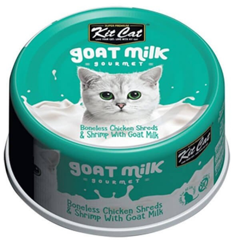 Kit Cat 70 Gr Keçi Sütlü Tavuklu ve Karidesli Tahılsız Yetişkin Kit Cat 70 Gr Keçi Sütlü Tavuklu ve Karidesli Tahılsız Yetişkin