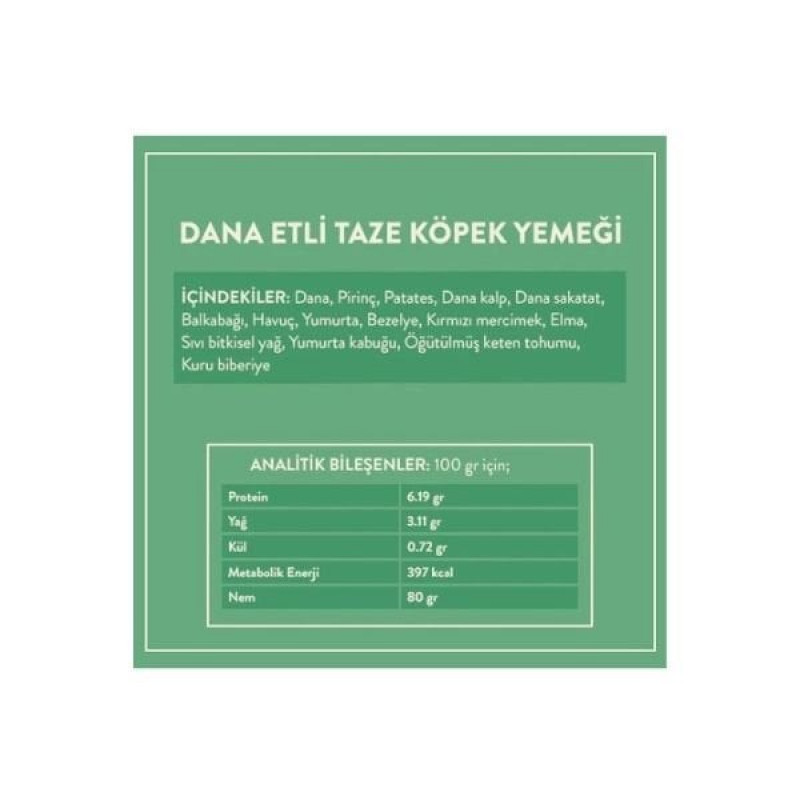 Kito 250 Gr Hipoalerjenik Taze Dana | Yetişkin Köpek Konserve Maması