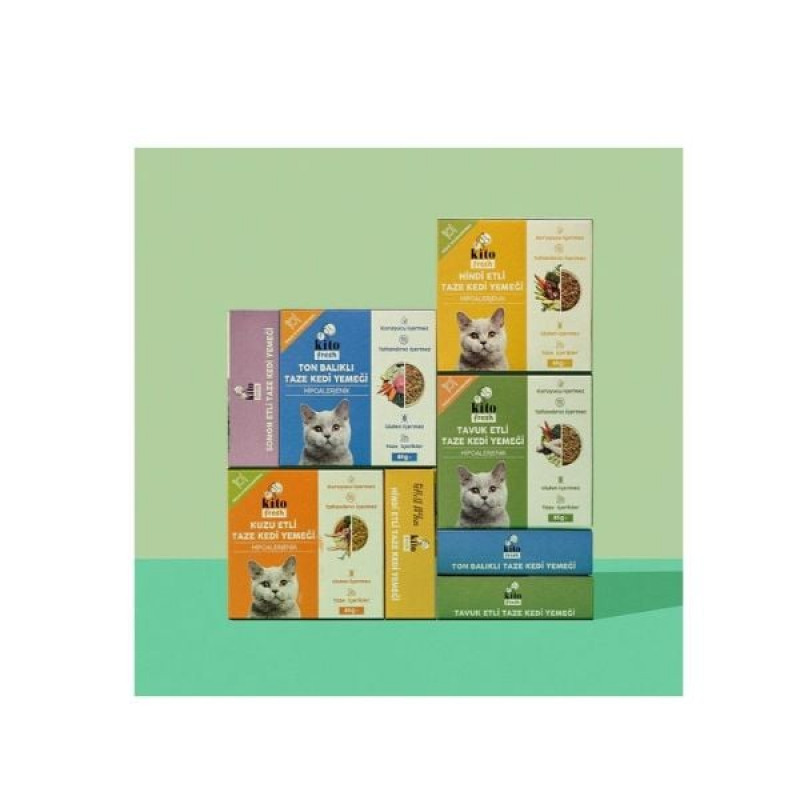 Kito 85 Gr Hipoalerjenik Taze Hindi | Hipoalerjenik Kedi Yaş Maması