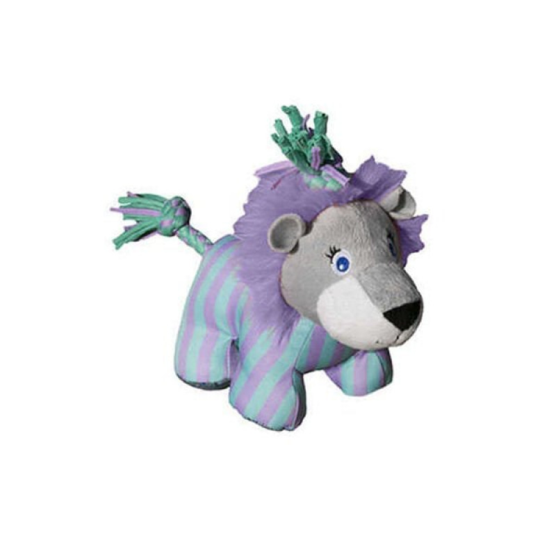 Kong 21 Cm Sesli Diş İpli Peluş Aslan | Köpek Diş İpi