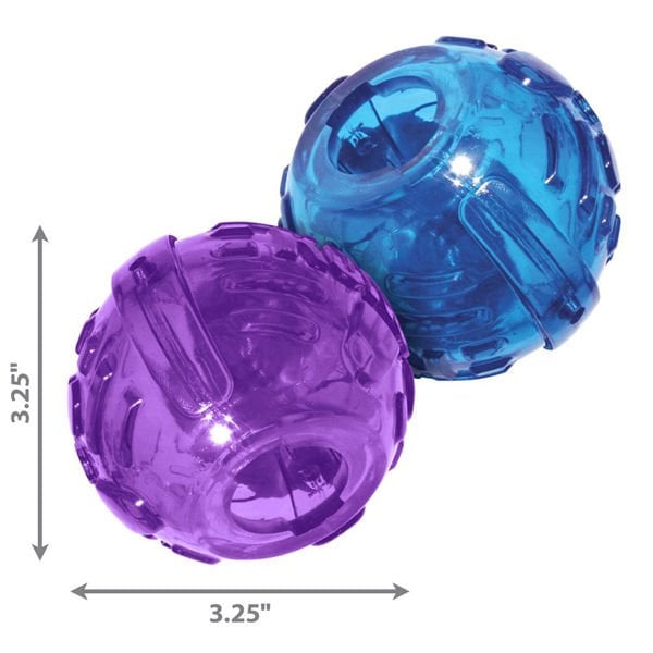 Kong 14cm Ödüllü Oyuncağı, Çift Top Lock-It | Ödül Hazneli Köpek Oyuncağı