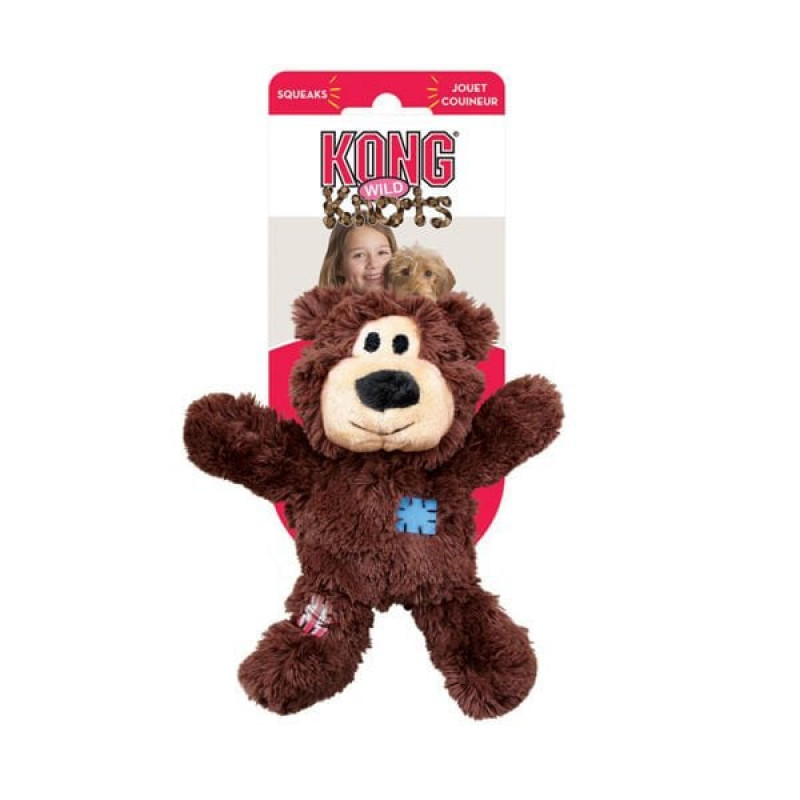 Kong 32cm Oyuncak, Knots Ayı, XL | Kumaş Ve Peluş Köpek Oyuncağı