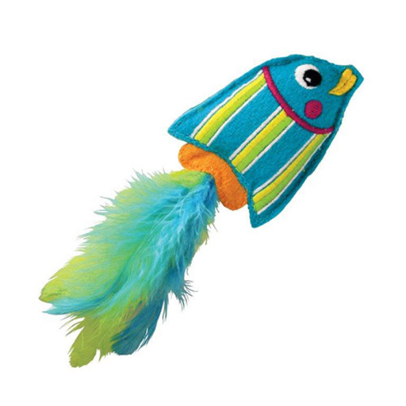 Kong Kediotlu Kedi Oyuncak Tropics Balık, Mavi 9cm | Kedi Otlu Oyuncak Kong Kediotlu Kedi Oyuncak Tropics Balık, Mavi 9cm | Kedi Otlu Oyuncak