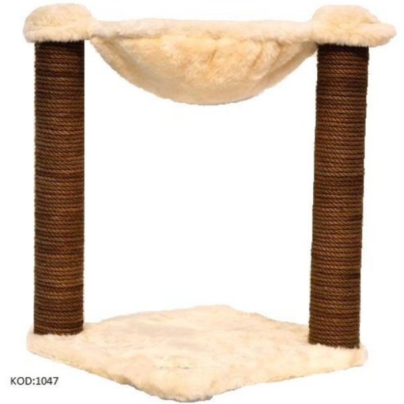 Kralle 40x40x54h Cm Tırmalama ve Oyun Evi Krem | Tırmalama Tahtalı Kedi Evi Kralle 40x40x54h Cm Tırmalama ve Oyun Evi Krem | Tırmalama Tahtalı Kedi Evi