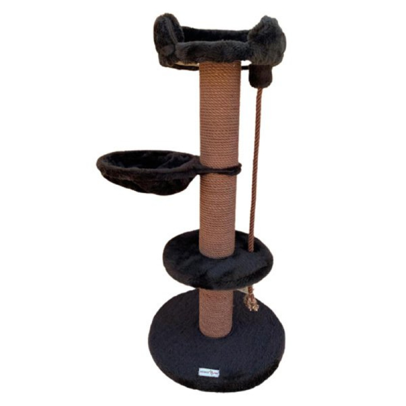 Kralle 50x50x115h Cm Tırmalama ve Oyun Evi Gri | Tırmalama Tahtalı Kedi Evi Kralle 50x50x115h Cm Tırmalama ve Oyun Evi Gri | Tırmalama Tahtalı Kedi Evi