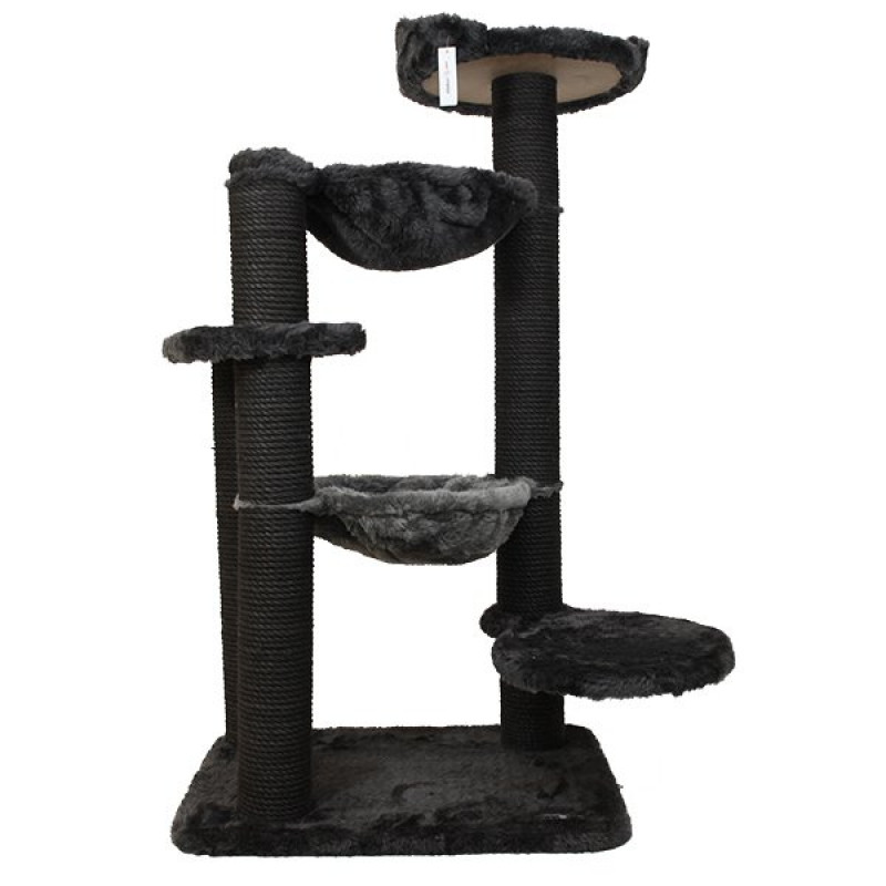 Kralle 60x40x112 Cm Yuvalı Tırmalama ve Oyun Evi Koyu Gri | Tırmalama Tahtalı Kedi Evi Kralle 60x40x112 Cm Yuvalı Tırmalama ve Oyun Evi Koyu Gri | Tırmalama Tahtalı Kedi Evi