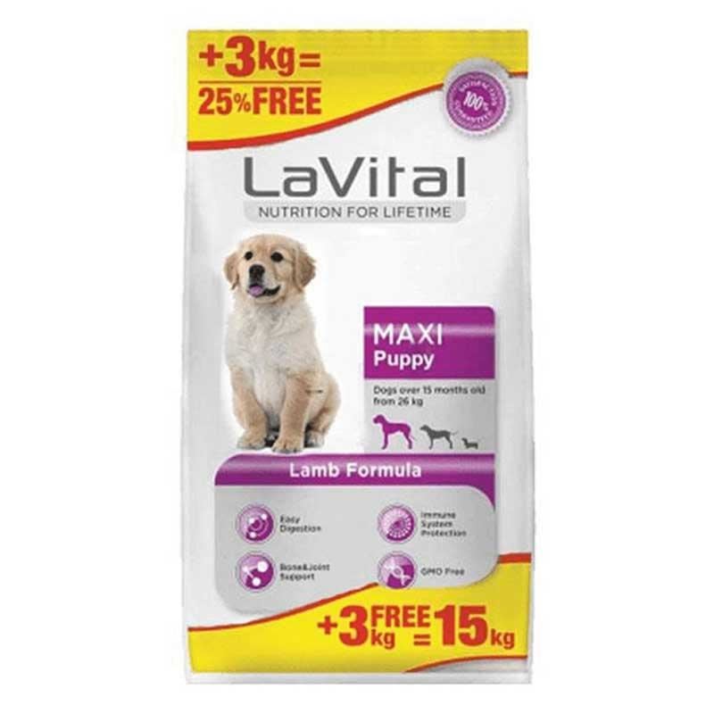 Lavital 12+3 Kg Büyük Irk Kuzu Etli Yavru | Yavru Köpek Kuru Maması Lavital 12+3 Kg Büyük Irk Kuzu Etli Yavru | Yavru Köpek Kuru Maması