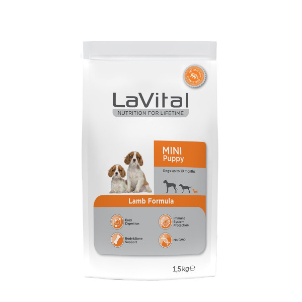 LaVital 1.5 Kg Mini Puppy Kuzu | Yavru Köpek Kuru Maması