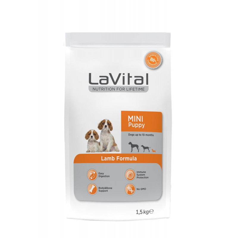 LaVital 1.5 Kg Mini Puppy Kuzu | Yavru Köpek Kuru Maması LaVital 1.5 Kg Mini Puppy Kuzu | Yavru Köpek Kuru Maması