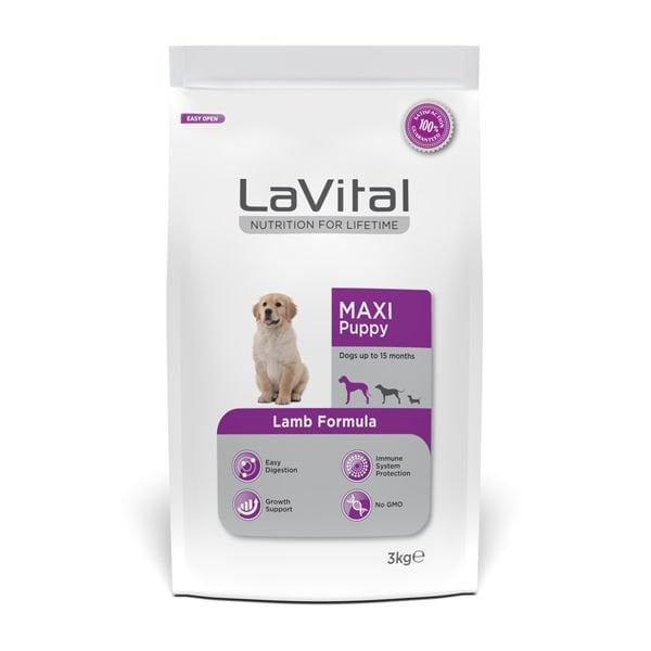 LaVital 15 Kg Maxi Puppy Kuzu | Yavru Köpek Kuru Maması