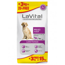 Lavital 12+3 Kg Büyük Irk Kuzu Etli Yetişkin | Yetişkin Köpek Kuru Maması Lavital 12+3 Kg Büyük Irk Kuzu Etli Yetişkin | Yetişkin Köpek Kuru Maması
