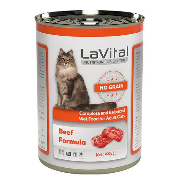 Lavital 400 Gr Adult Tahılsız Biftekli Yetişkin 