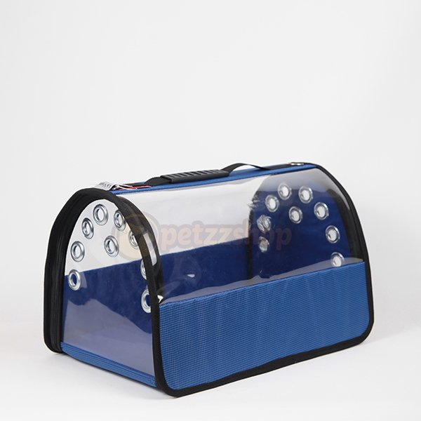Lavista 26x43x27h Cm Şeffaf Flybag Pet Taşıma Çantası Mavi | Köpek Taşıma Çantası Ve Kafes