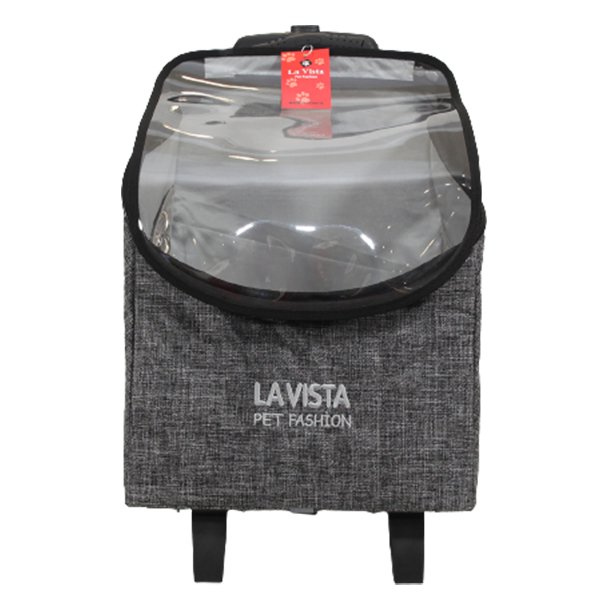 Lavista 32x26x42h Cm Valiz Pet Taşıma Çantası Gri | Köpek Taşıma Çantası Ve Kafes