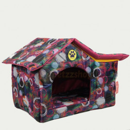 Çatılı Ev Gökkuşagı | Köpek Çadırı Çatılı Ev Gökkuşagı | Köpek Çadırı