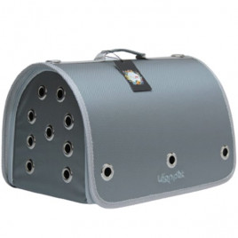 Leon 26x42x26h Cm Pet Kapalı Fly Bag Taşıma Çantası Gri | Köpek Taşıma Çantası Ve Kafes Leon 26x42x26h Cm Pet Kapalı Fly Bag Taşıma Çantası Gri | Köpek Taşıma Çantası Ve Kafes