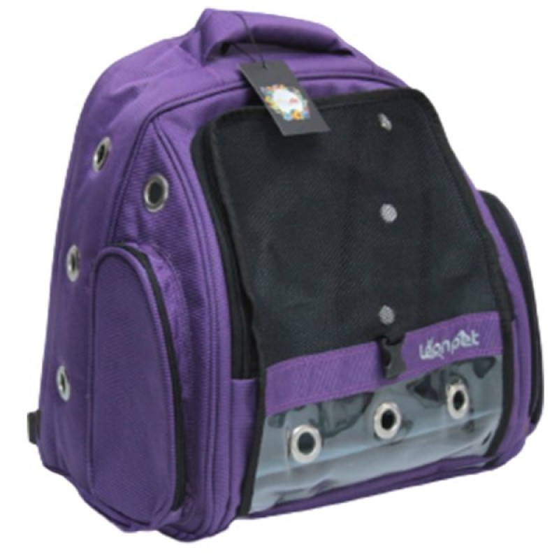 Leon 35x26x40h Pet Fileli Sırt Taşıma Çantası Lüx Mor | Köpek Taşıma Çantası Ve Kafes Leon 35x26x40h Pet Fileli Sırt Taşıma Çantası Lüx Mor | Köpek Taşıma Çantası Ve Kafes