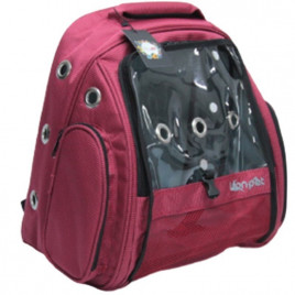 Leon 35x26x40h Pet Şeffaf Sırt Taşıma Çantası Lüx Kırmızı | Kedi Taşıma Çantası Leon 35x26x40h Pet Şeffaf Sırt Taşıma Çantası Lüx Kırmızı | Kedi Taşıma Çantası