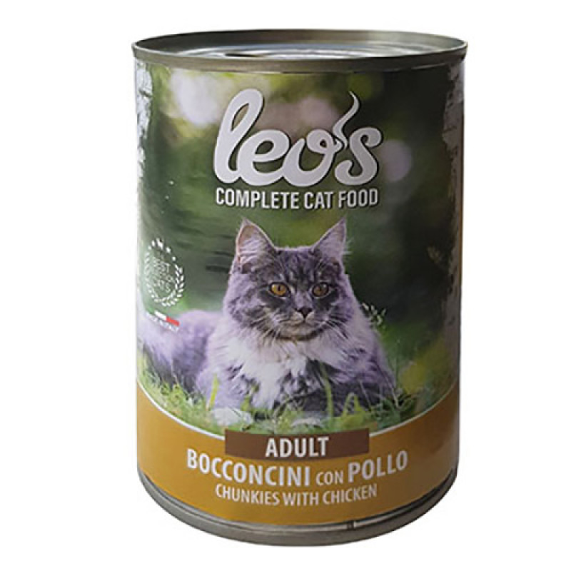 Leo's 415 Gr Adult Chunkies with Chicken | Yetişkin Kedi Maması Leo's 415 Gr Adult Chunkies with Chicken | Yetişkin Kedi Maması
