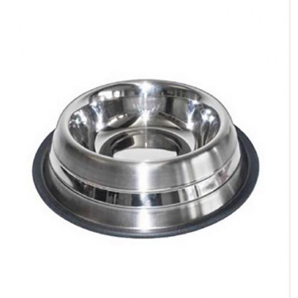 Leos 16 Oz Kaymaz Tabanlı Çelik Mama Ve Su Kabı | Metal Mama Ve Su Kabı