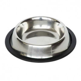 8 Oz Kaymaz Tabanlı Çelik Mama Ve Su Kabı | Metal Mama Ve Su Kabı