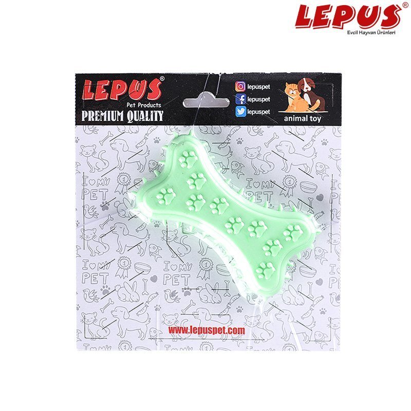 Lepus 11x6h cm Ağız ve Diş Sağlığı İçin Küçük Kemik Oyuncak Yeşil | Köpek Çiğneme Lepus 11x6h cm Ağız ve Diş Sağlığı İçin Küçük Kemik Oyuncak Yeşil | Köpek Çiğneme