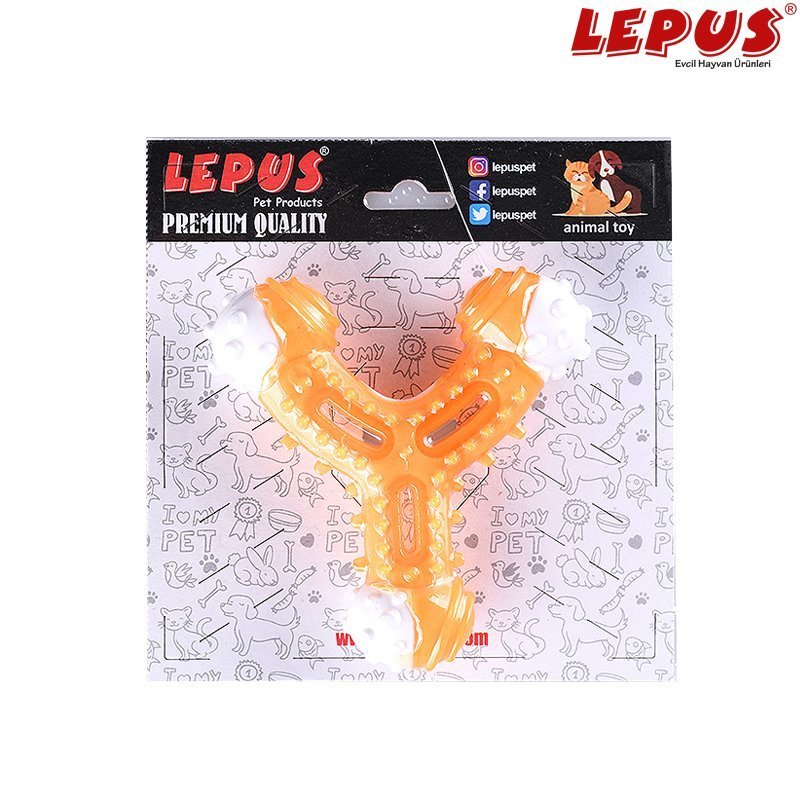 Lepus 13x7h cm Ağız ve Diş Sağlığı İçin Sapan Oyuncağı Turuncu | Köpek Çiğneme Lepus 13x7h cm Ağız ve Diş Sağlığı İçin Sapan Oyuncağı Turuncu | Köpek Çiğneme