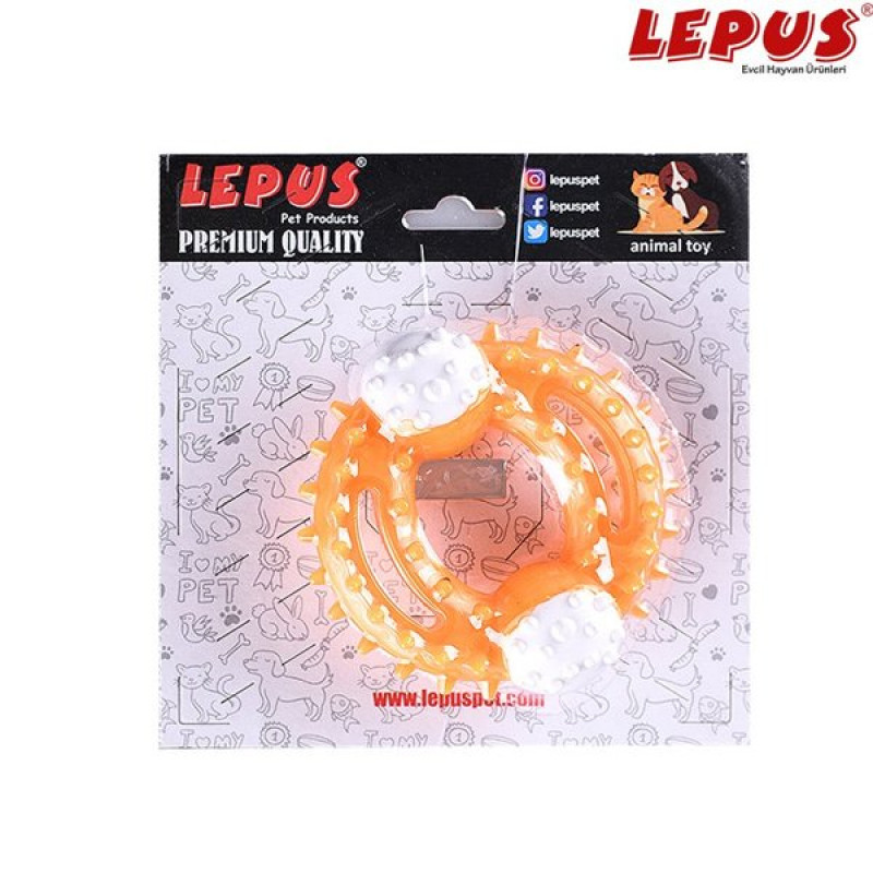 Lepus 13x7h cm Ağız ve Diş Sağlığı İçin Yuvarlak Oyuncak Turuncu | Köpek Çiğneme Lepus 13x7h cm Ağız ve Diş Sağlığı İçin Yuvarlak Oyuncak Turuncu | Köpek Çiğneme
