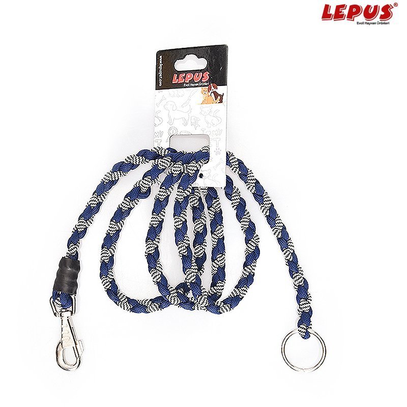 Lepus 140 cm Örgü Gezdirme Kayışı Lacivert | Köpek Gezdirme Tasması Lepus 140 cm Örgü Gezdirme Kayışı Lacivert | Köpek Gezdirme Tasması