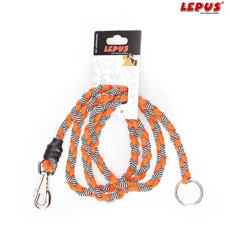 Lepus 140 cm Örgü Gezdirme Kayışı Turuncu | Köpek Gezdirme Tasması Lepus 140 cm Örgü Gezdirme Kayışı Turuncu | Köpek Gezdirme Tasması