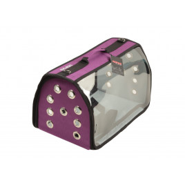 25x40x25h cm Şeffaf Fly Bag Mor M | Köpek Taşıma Çantası Ve Kafes 25x40x25h cm Şeffaf Fly Bag Mor M | Köpek Taşıma Çantası Ve Kafes