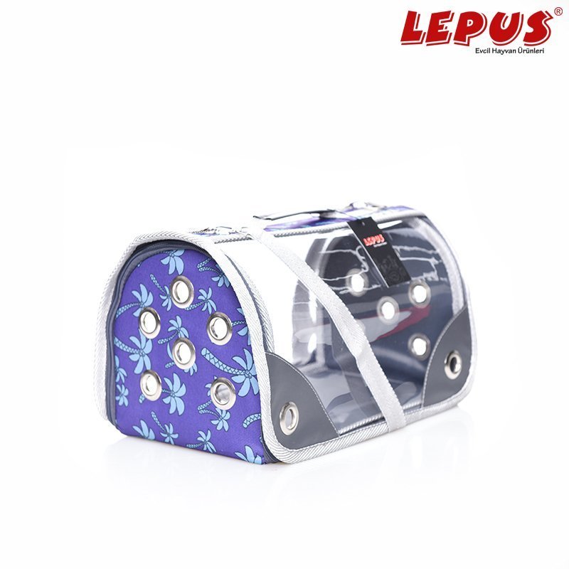 Lepus 25x40x25h cm Şeffaf Fly Bag Palmiye Mor M | Köpek Taşıma Çantası Ve Kafes Lepus 25x40x25h cm Şeffaf Fly Bag Palmiye Mor M | Köpek Taşıma Çantası Ve Kafes
