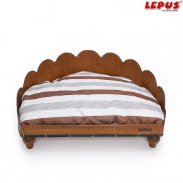 26x56x20h cm Retro Papatya Yatak | Kumaş Köpek Yatağı