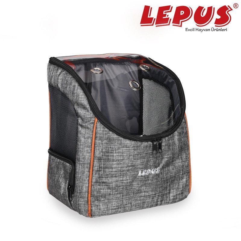 Lepus 30x25x40h cm Sırt Çantası Gri | Köpek Taşıma Çantası Ve Kafes Lepus 30x25x40h cm Sırt Çantası Gri | Köpek Taşıma Çantası Ve Kafes
