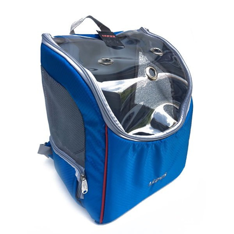 Lepus 30*25*40h cm Sırt Çantası Mavi | Köpek Taşıma Çantası Ve Kafes Lepus 30*25*40h cm Sırt Çantası Mavi | Köpek Taşıma Çantası Ve Kafes