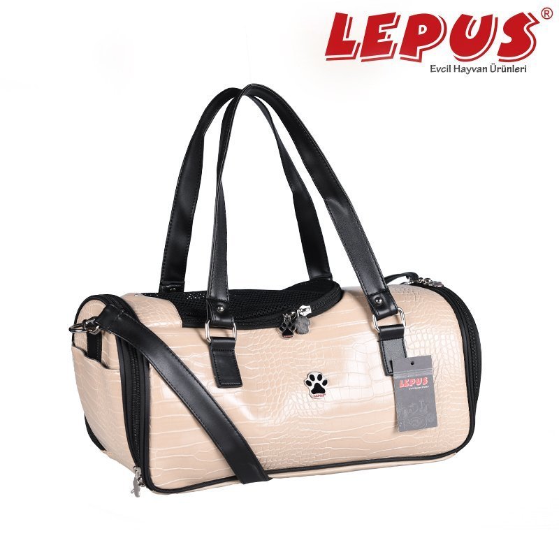 Lepus 3x23x46h cm Duffle Çanta Bej | Köpek Taşıma Çantası Ve Kafes Lepus 3x23x46h cm Duffle Çanta Bej | Köpek Taşıma Çantası Ve Kafes