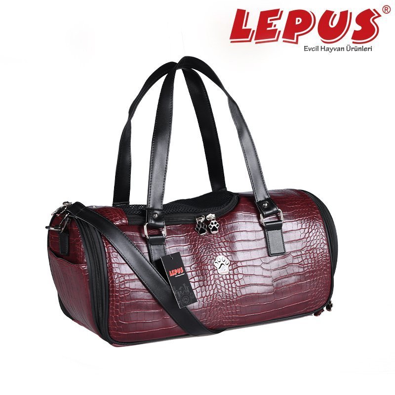 Lepus 3x23x46h cm Duffle Çanta Bordo | Kedi Taşıma Çantası Lepus 3x23x46h cm Duffle Çanta Bordo | Kedi Taşıma Çantası
