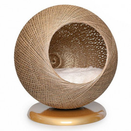 40*43h Cm Küre Yuva Gold | Yuvalı Köpek Yatağı 40*43h Cm Küre Yuva Gold | Yuvalı Köpek Yatağı