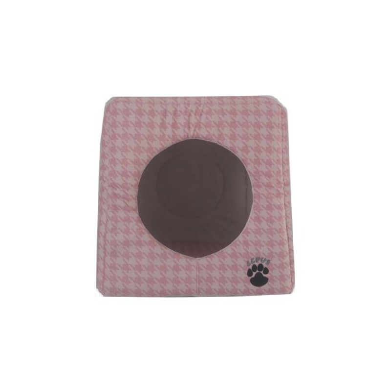 Lepus 45x45x45h Cm Küp Yatak Pembe | Yuvalı Köpek Yatağı Lepus 45x45x45h Cm Küp Yatak Pembe | Yuvalı Köpek Yatağı
